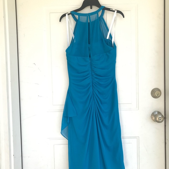 davids bridal pacific sleeveless short mesh dress - Picture 8 of 12